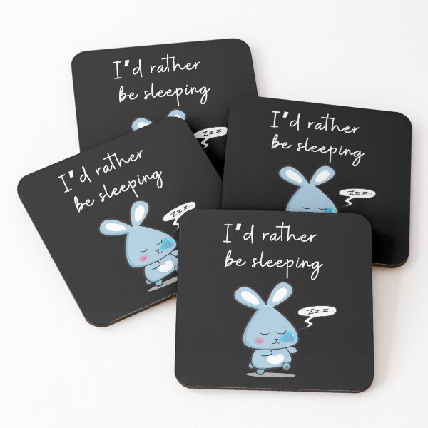 Item preview, Cute Bunny, Rather Be Sleeping (WT) designed and sold by ysm12.