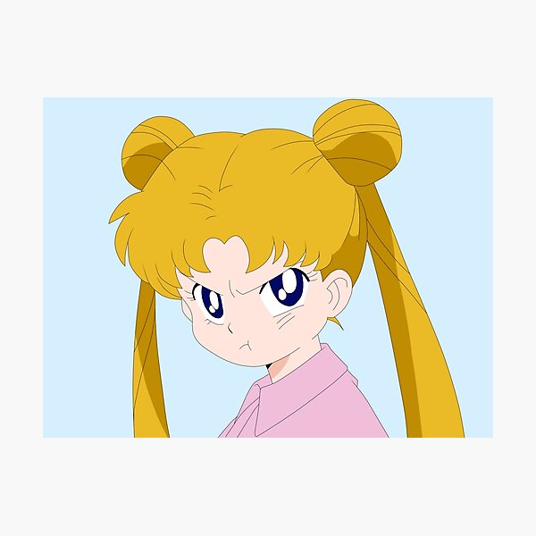 Usagi Tsukino (`^´) Photographic Print
