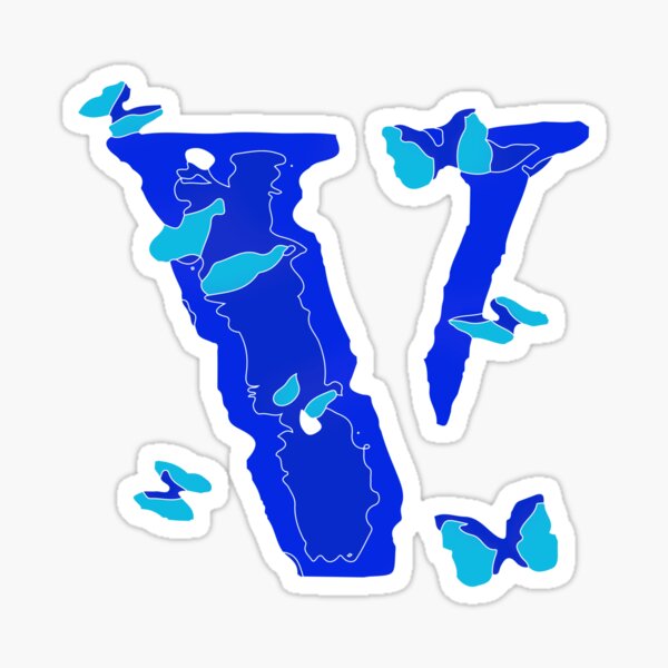 "''Vlone''" Sticker by GAREY Redbubble