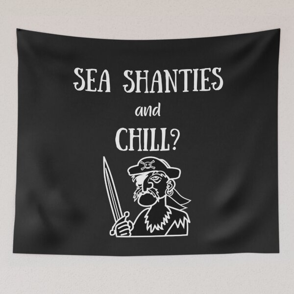 Item preview, Sea Shanties and Chill Pirate Viral Wellerman Sea Shanty designed and sold by DesignsofNote.