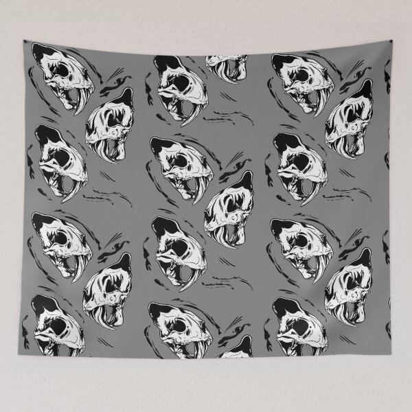 Item preview, Saber-teethed Tigers Tattoo Flash designed and sold by Scott Connick.
