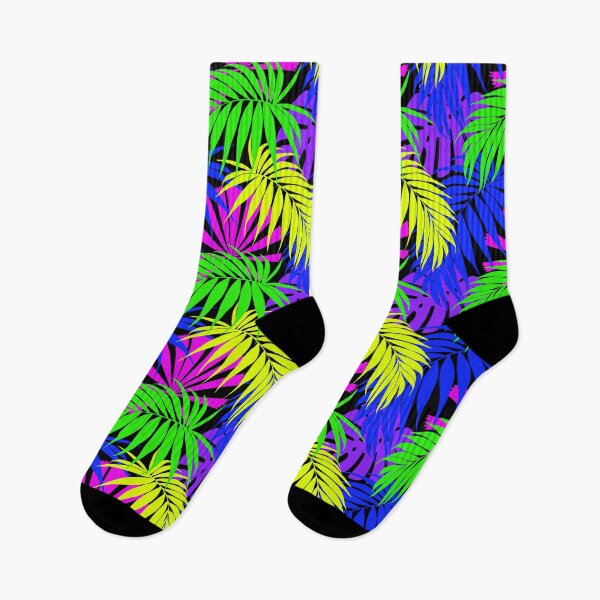 Item preview, Tropicaleaves Palm Monstera in Neon designed and sold by TropicalFronds.