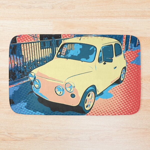 Item preview, Tiny Yellow Car, Comic, Pop Art Drawing designed and sold by D-Spot Shop.