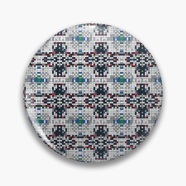 Item preview, Robotic Cross Body Astronaut Pixel Pattern designed and sold by IPattern.