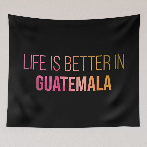 Item preview, Life is better in Guatemala in Watercolor designed and sold by XCIV.