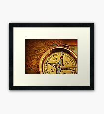 Compass for a captain Framed Print