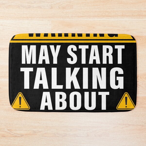 Item preview, Warning May Start Talking About Politics designed and sold by hattem.