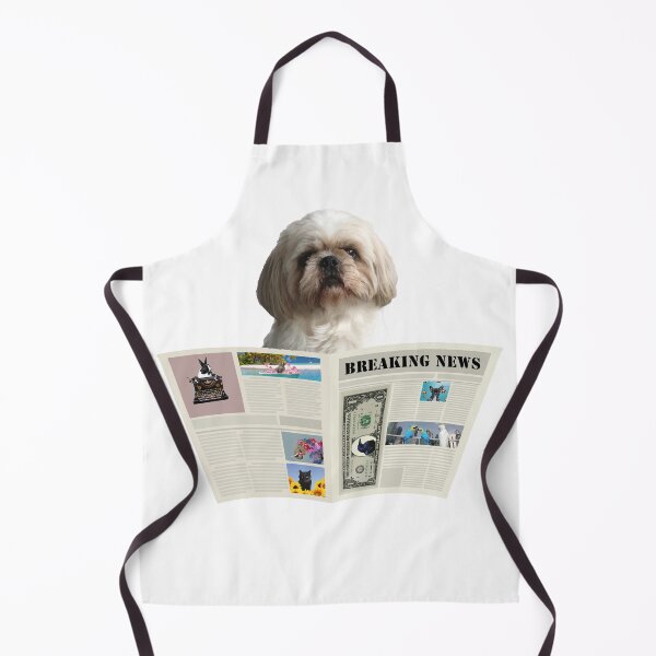 Item preview, Newspaper Breaking News Shih Tzu Dog - Author Journalist designed and sold by Move-Art.