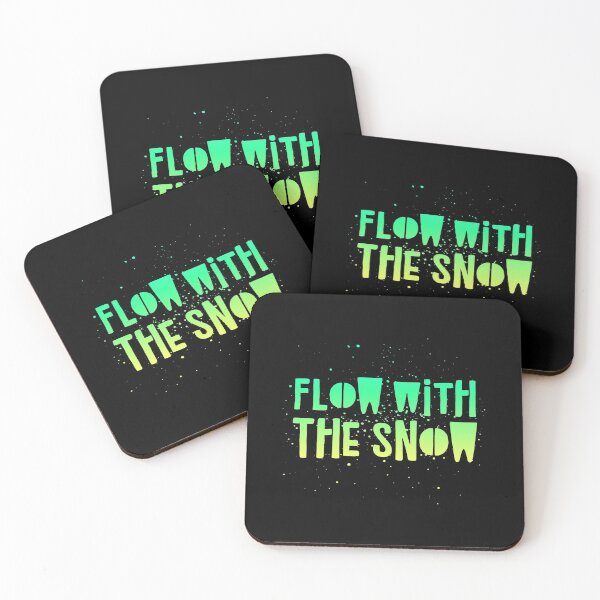 Artikelvorschau, Flow With The Snow, Powder-Boarding, Aufkleberpaket für den Skiurlaub, Aufkleberpaket für den Schneeurlaub, Aufkleberpaket für das Snowboarden, Aufkleberpaket für das Skifahren, Aufkleberpaket für das Skifahren im Pulverschnee entworfen und verkauft von HomeConscious.