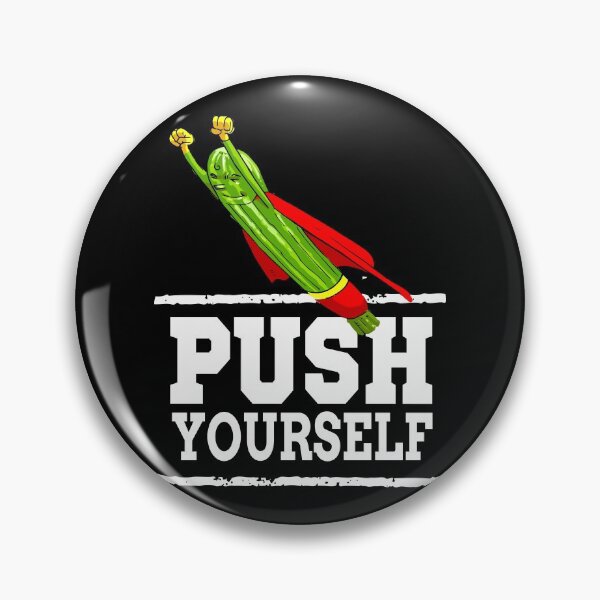 Item preview, Push Yourself Super Zucchini Foodietoon Vegetable Superheroes Courgette Summer Squash designed and sold by ProjectX23.