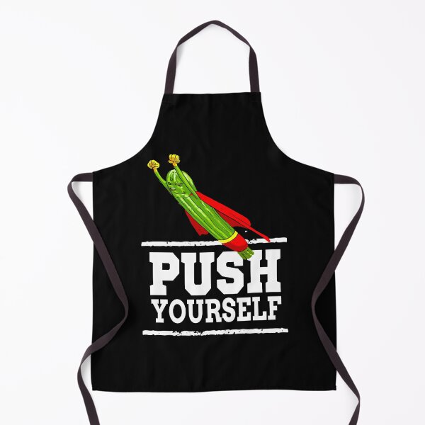 Item preview, Push Yourself Super Zucchini Foodietoon Vegetable Superheroes Courgette Summer Squash designed and sold by ProjectX23.