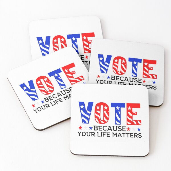 Item preview, VOTE because your life matters designed and sold by BRtisticDesigns.