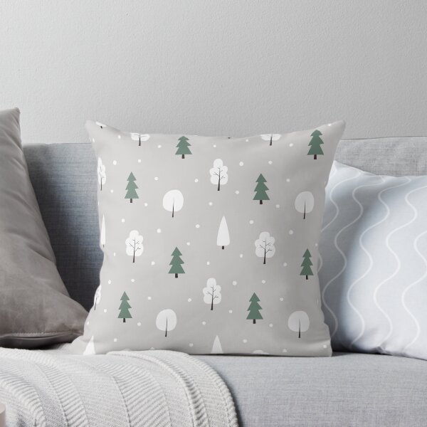 Artikelvorschau, Netter Winterbaum und Schneemuster entworfen und verkauft von ButterandCheese.