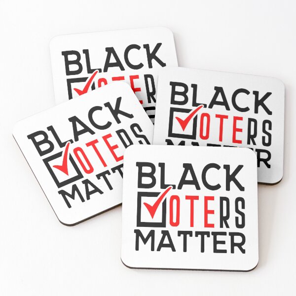 Item preview, Black Voters Matter-Voter awareness designs for African American voters designed and sold by BRtisticDesigns.