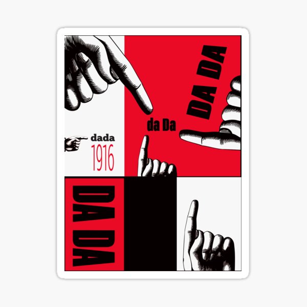 Dada Art Sticker