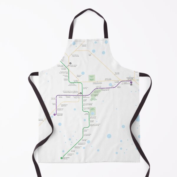 Item preview, Bengaluru Metro Map designed and sold by Jug Cerovic.