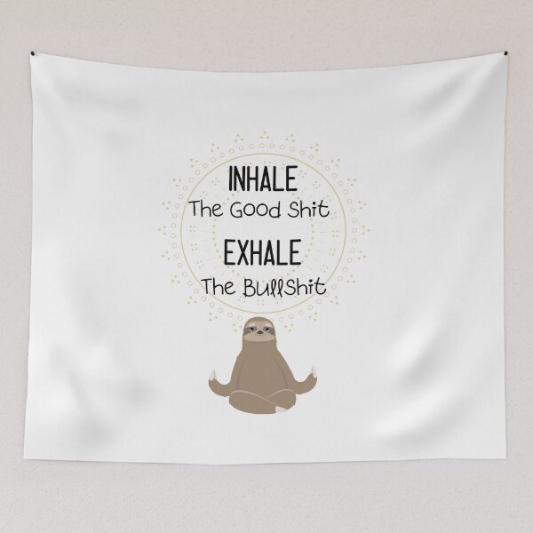 Item preview, Yoga class funny phrase meditation and relaxation designed and sold by Gotafeeling.