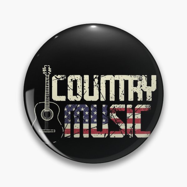Item preview, Country Music Retro Vintage Guitar designed and sold by busydesign.