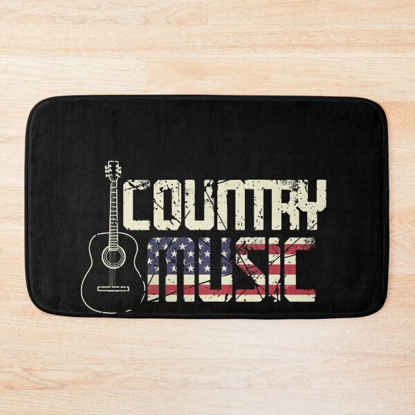Item preview, Country Music Retro Vintage Guitar designed and sold by busydesign.