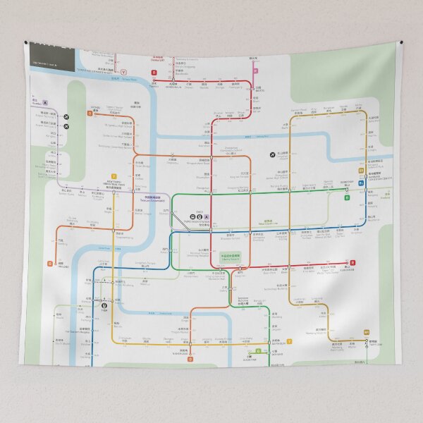 Item preview, Taipei Metro Map designed and sold by Jug Cerovic.