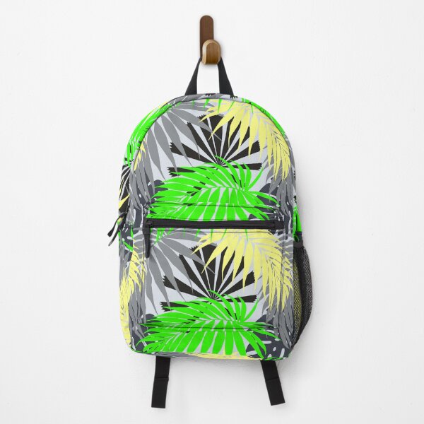 Item preview, Tropicaleaves Palm Monstera in Grey, Lemon and Lime designed and sold by TropicalFronds.