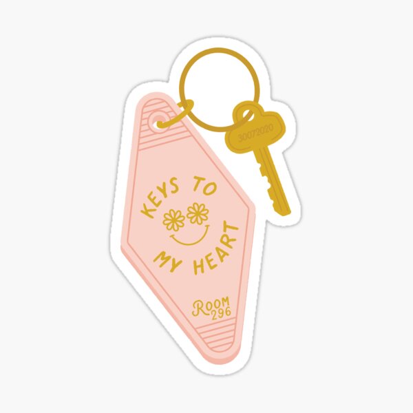 Key to my heart Sticker