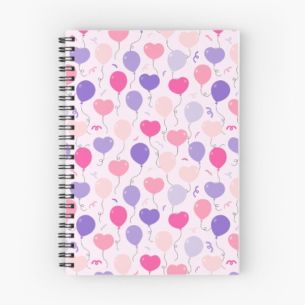 Item preview, Cute Pink and Purple Balloon Pattern designed and sold by ButterandCheese.