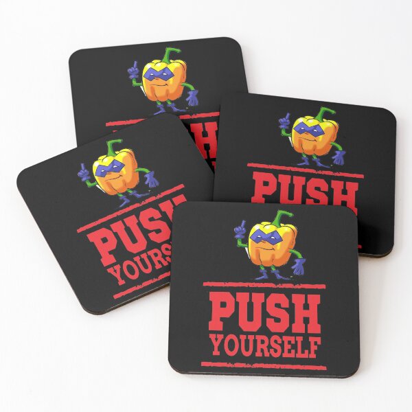 Item preview, Push Yourself Mystery Pepper Superhero Foodietoon  I Love Peppers! designed and sold by ProjectX23.