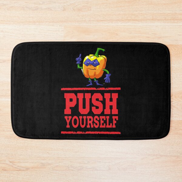 Item preview, Push Yourself Mystery Pepper Superhero Foodietoon  I Love Peppers! designed and sold by ProjectX23.