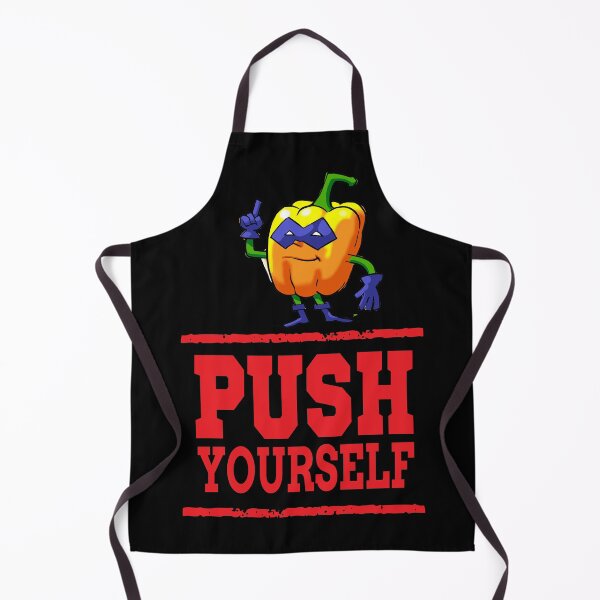 Item preview, Push Yourself Mystery Pepper Superhero Foodietoon I Love Peppers! designed and sold by ProjectX23.