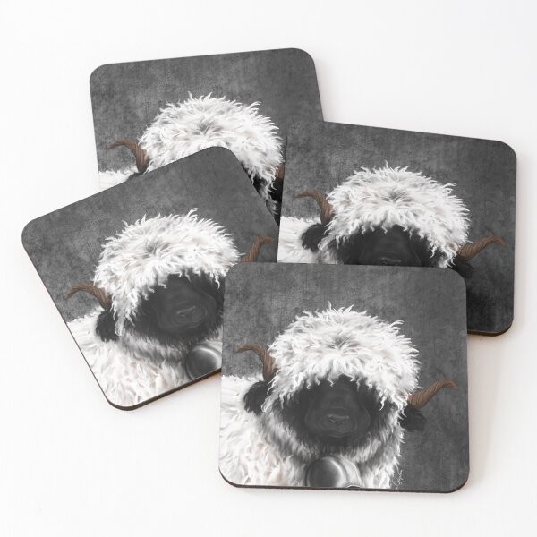 Item preview, Belle. The Valais Blacknose Sheep  designed and sold by Bronwyn Gilgallon Art.