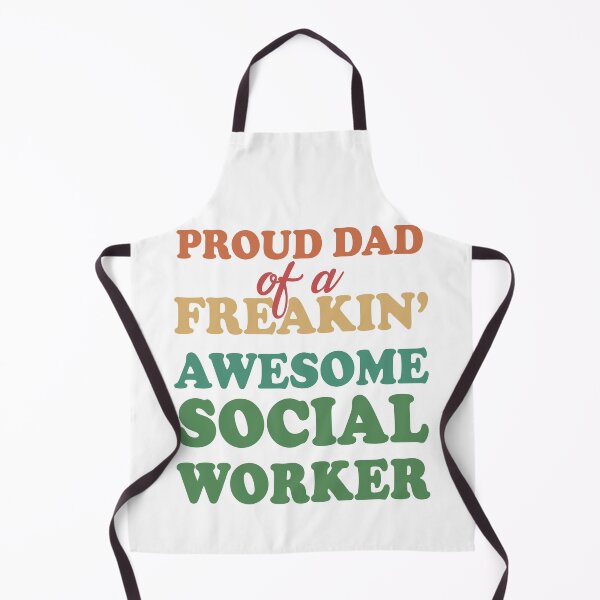 Item preview, Proud dad of a freaking awesome social worker proud father fathers day designed and sold by GoodyLeo.