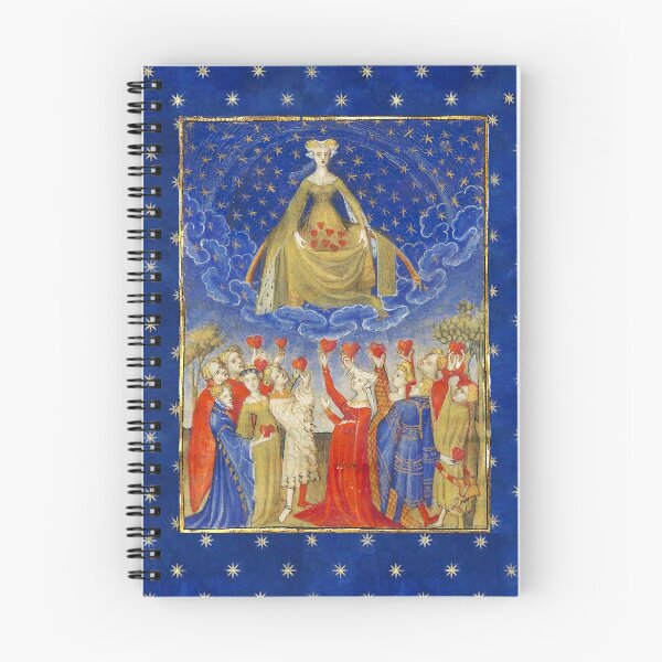 Item preview, QUEEN OF HEARTS IN STARRY NIGHT ,HOMAGE TO VENUS Medieval Miniature designed and sold by BulganLumini.