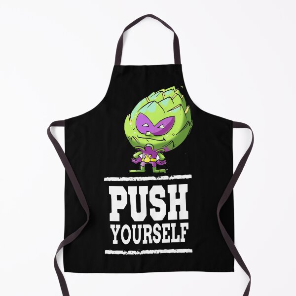 Item preview, Push Yourself Artichoke Alien Workout Bodybuilding Planet 9 designed and sold by ProjectX23.