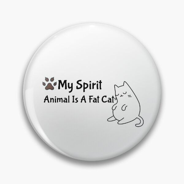 Item preview, Mi espíritu animal es un gato gordo designed and sold by NeneShopes.
