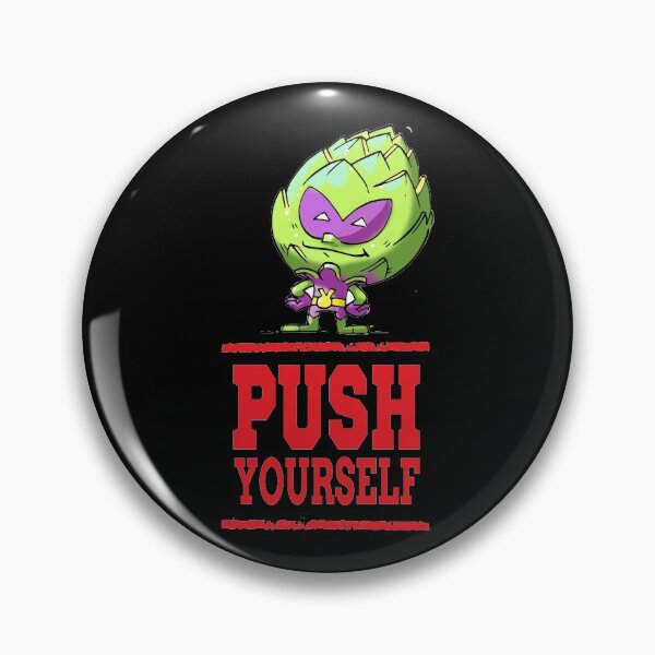 Item preview, Push Yourself Artichoke Alien Workout Bodybuilding Planet 9 designed and sold by ProjectX23.