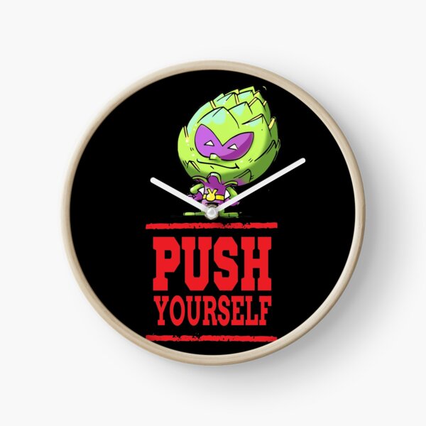 Item preview, Push Yourself Artichoke Alien Workout Bodybuilding Planet 9 designed and sold by ProjectX23.
