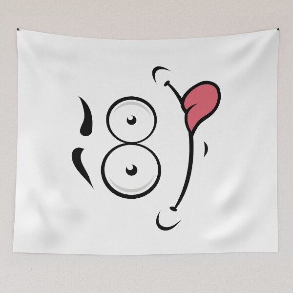 Item preview, Funny, tongue out, sideways smiley face designed and sold by Coots89.