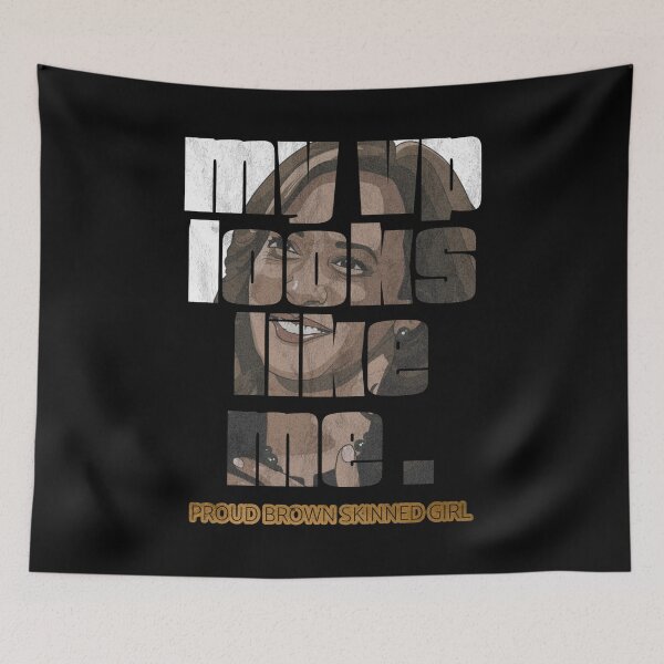 Item preview, Vintage Retro My VP Looks like me For All Proud Brown Skinned Girls designed and sold by SereneSouls.