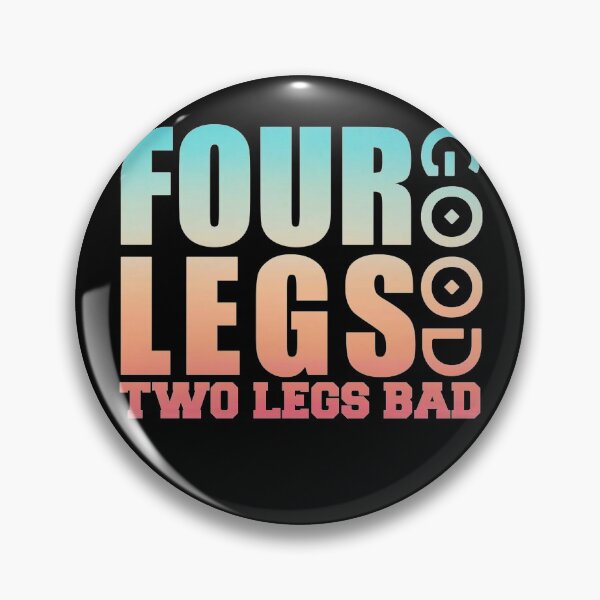 Item preview, Four legs good two legs bad animal farmProtest  designed and sold by KGN  CREATIVITY.