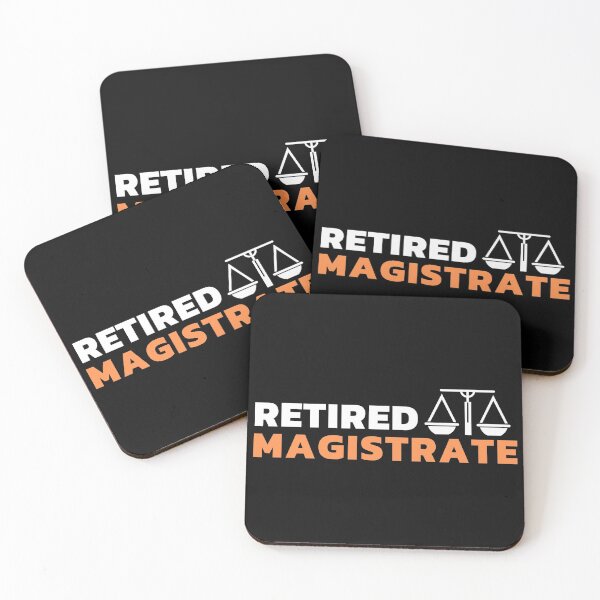 Item preview, Retired Magistrate | funny gift idea designed and sold by chi vana.