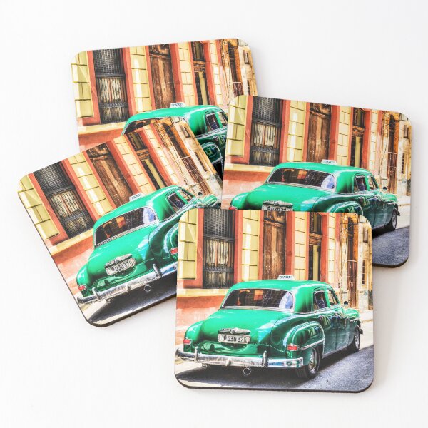 Item preview, Green Taxi In Havana, Cuba designed and sold by Paul Thompson Photography.