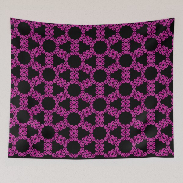 Item preview, Hmong Snail Pattern Pink 4 designed and sold by HmongDesignsByM.