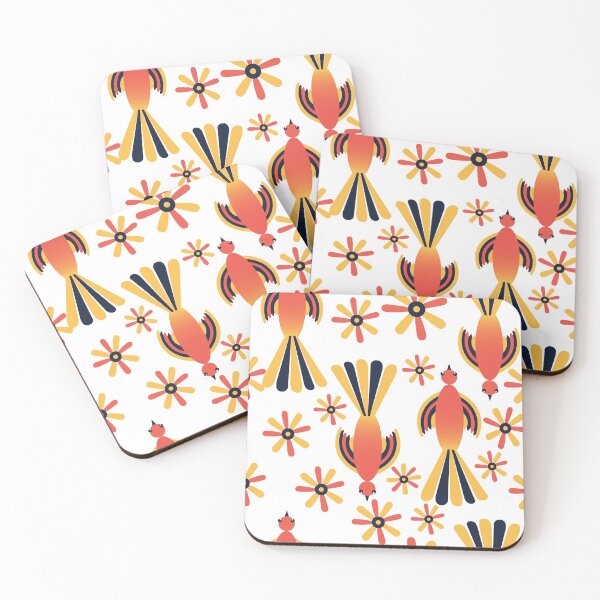 Item preview, Bird and flower vintage pattern designed and sold by Pasan-hpmm.