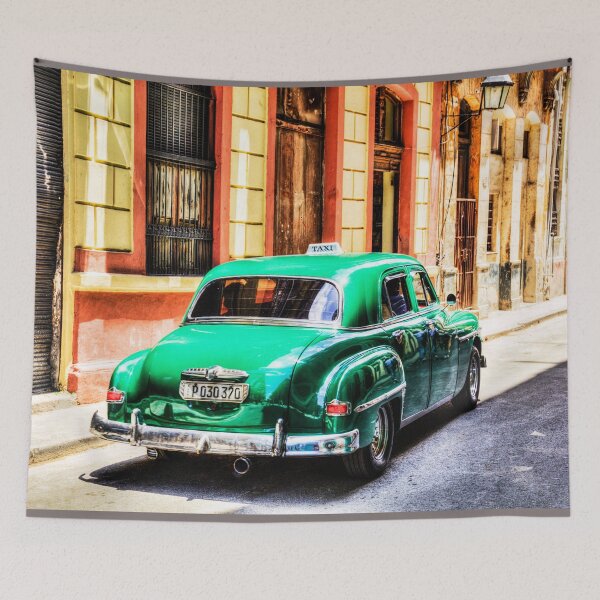 Item preview, Green Taxi In Havana, Cuba designed and sold by Paul Thompson Photography.