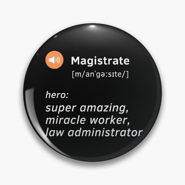Item preview, Magistrate definition | nice idea gift designed and sold by chi vana.