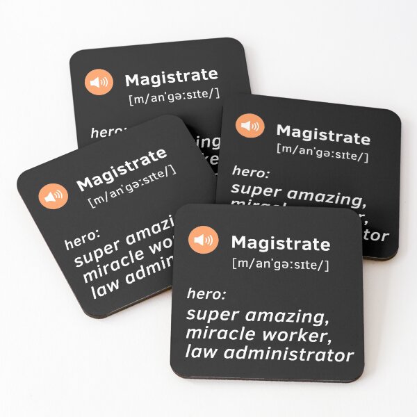 Item preview, Magistrate definition | nice idea gift designed and sold by chi vana.