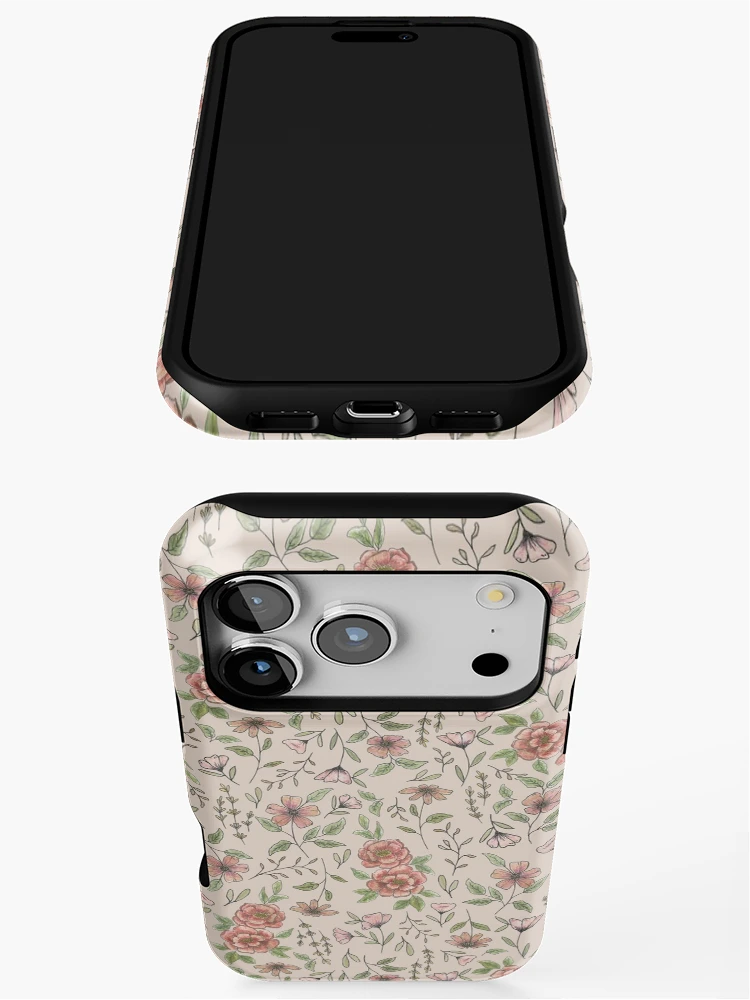 Thumbnail 3 of 4, iPhone Case, Spring Floral Pattern designed and sold by Lauren Ullrich.