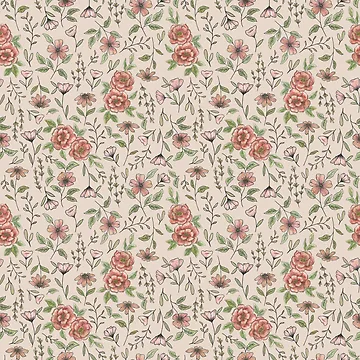 Artwork thumbnail, Spring Floral Pattern by Lauren Ullrich
