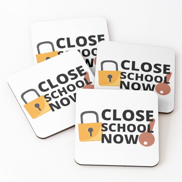 Item preview, Close School Now Lock and Key Design designed and sold by SweetAndSpice.